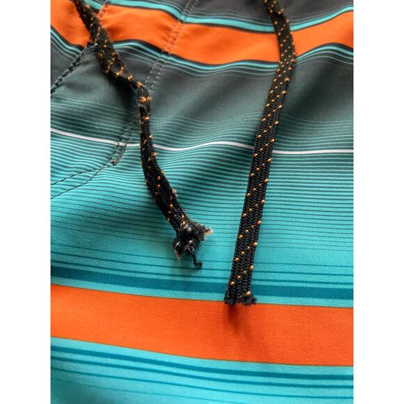 BILLABONG 22" Multicolored Stripe Boardshorts sz 38 - Picture 4 of 12